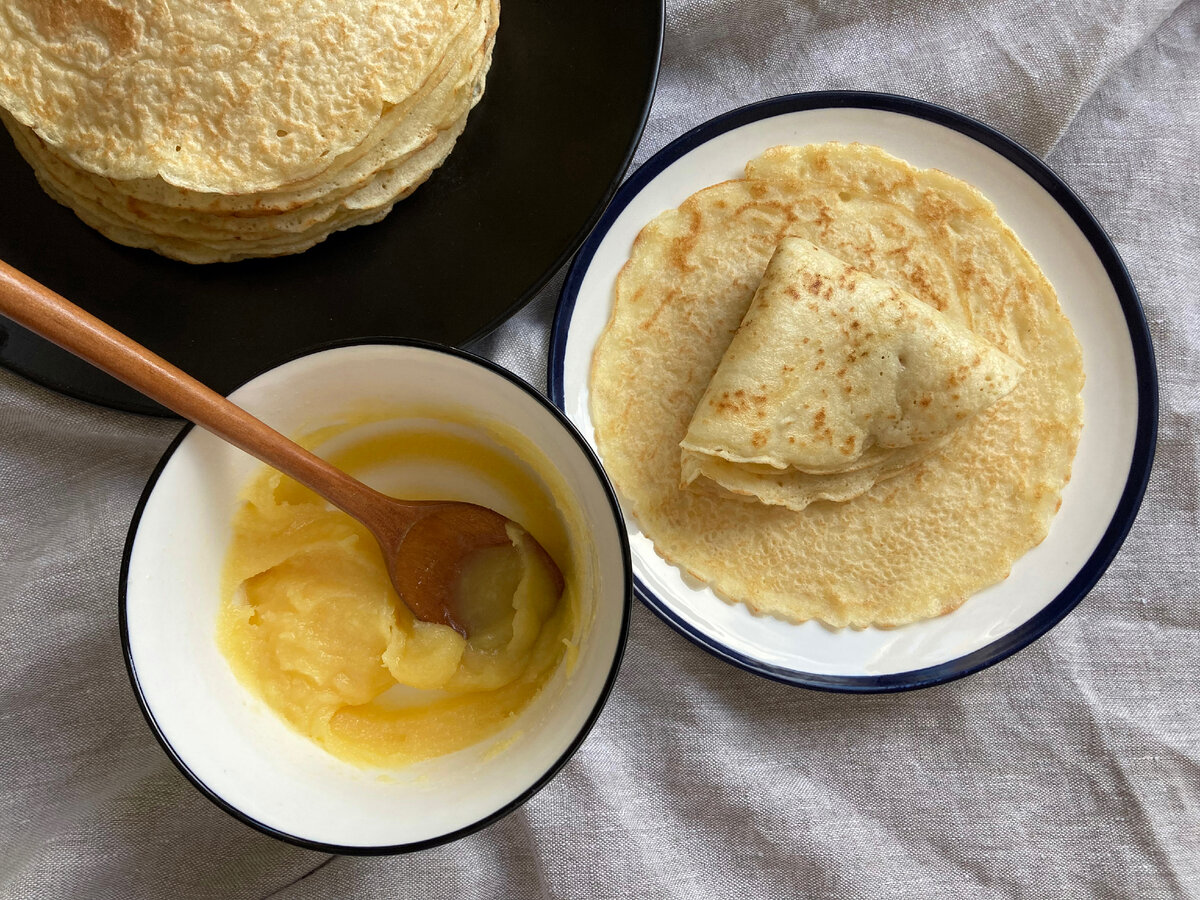 Блины с медовой начинкой рецепт