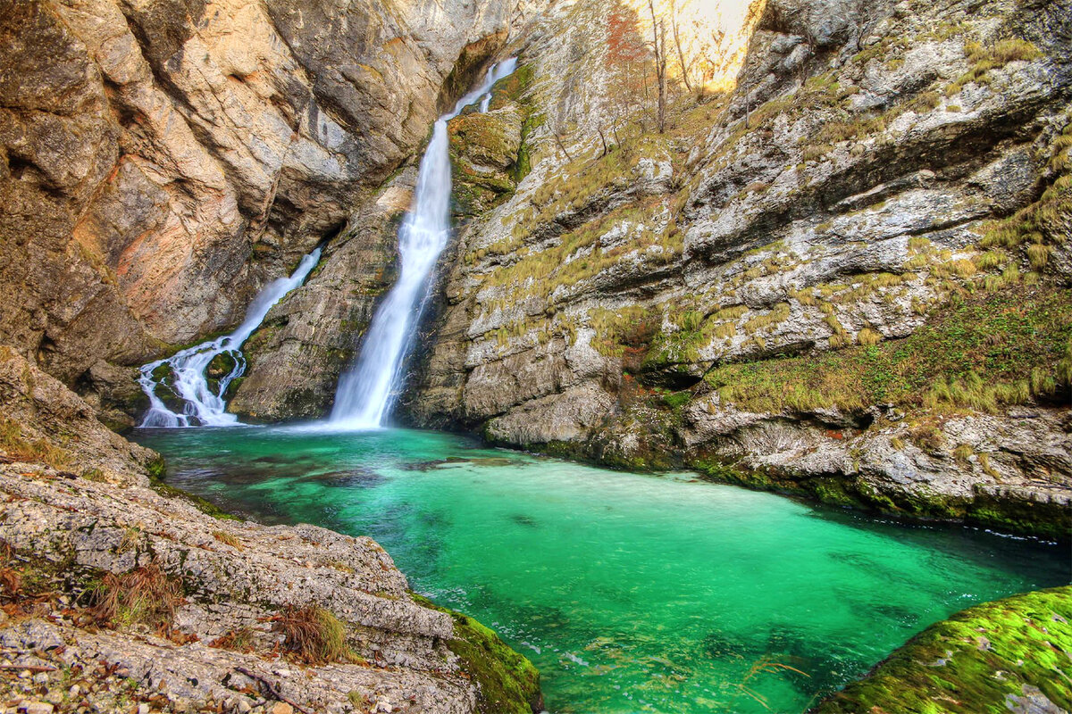 Водопад Савица, Словения