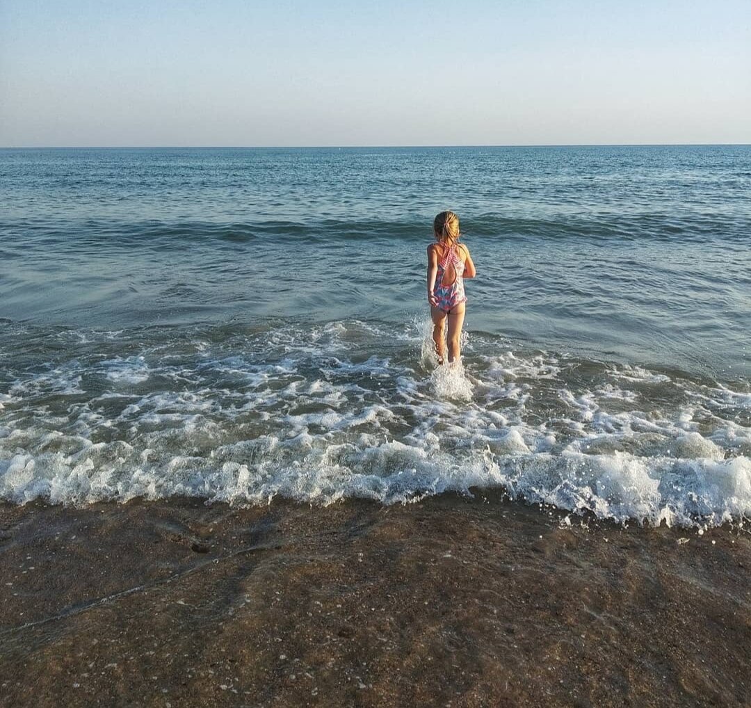 Чёрное море. Пляж Бугаз. 