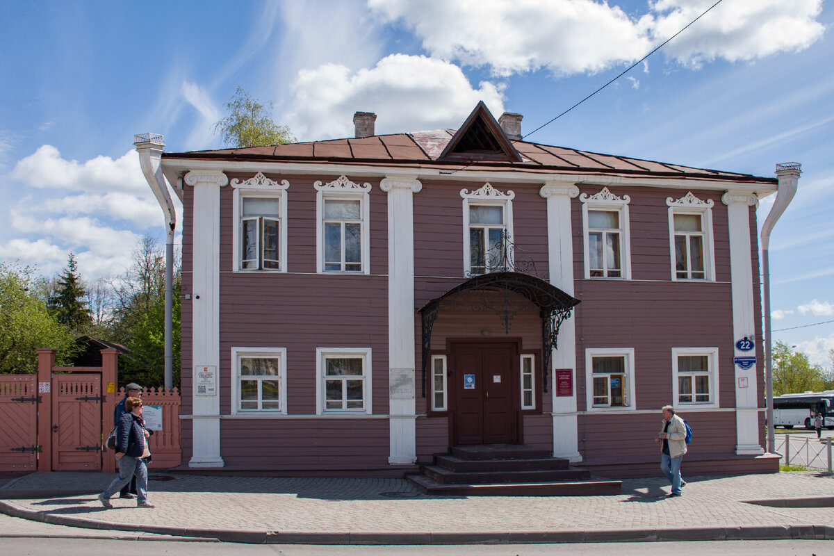 Вид на дом-музей Верещагиных с Социалистической улицы