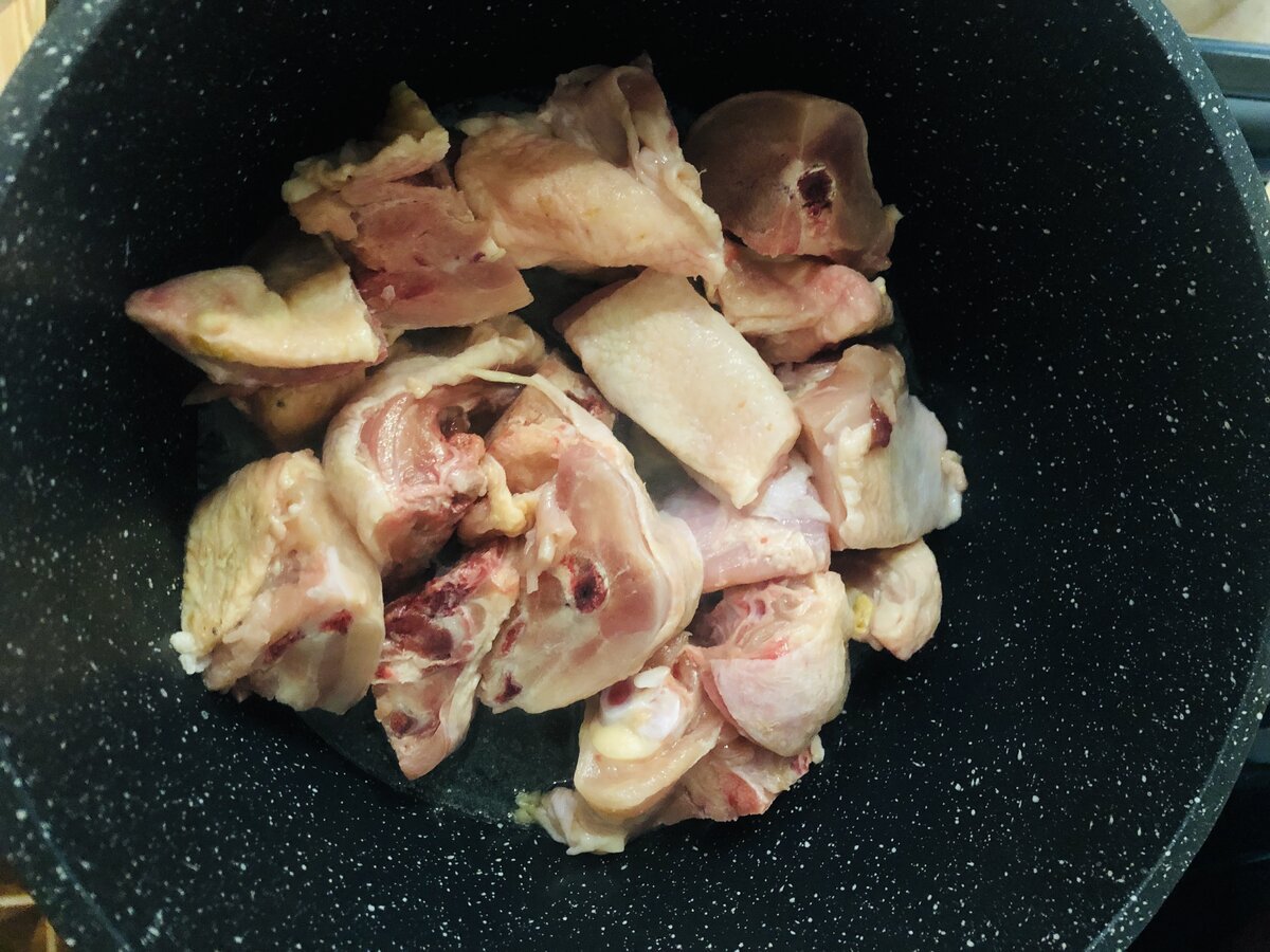 Диетическая тушеная капуста с курицей - пошаговый рецепт с фото