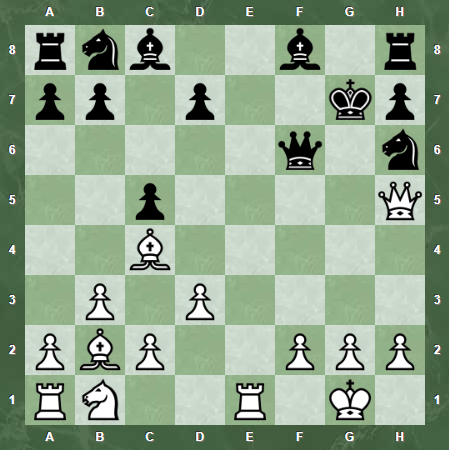 Интересная шахматная головоломка, мат всего в 1 ход (головоломка 29)
