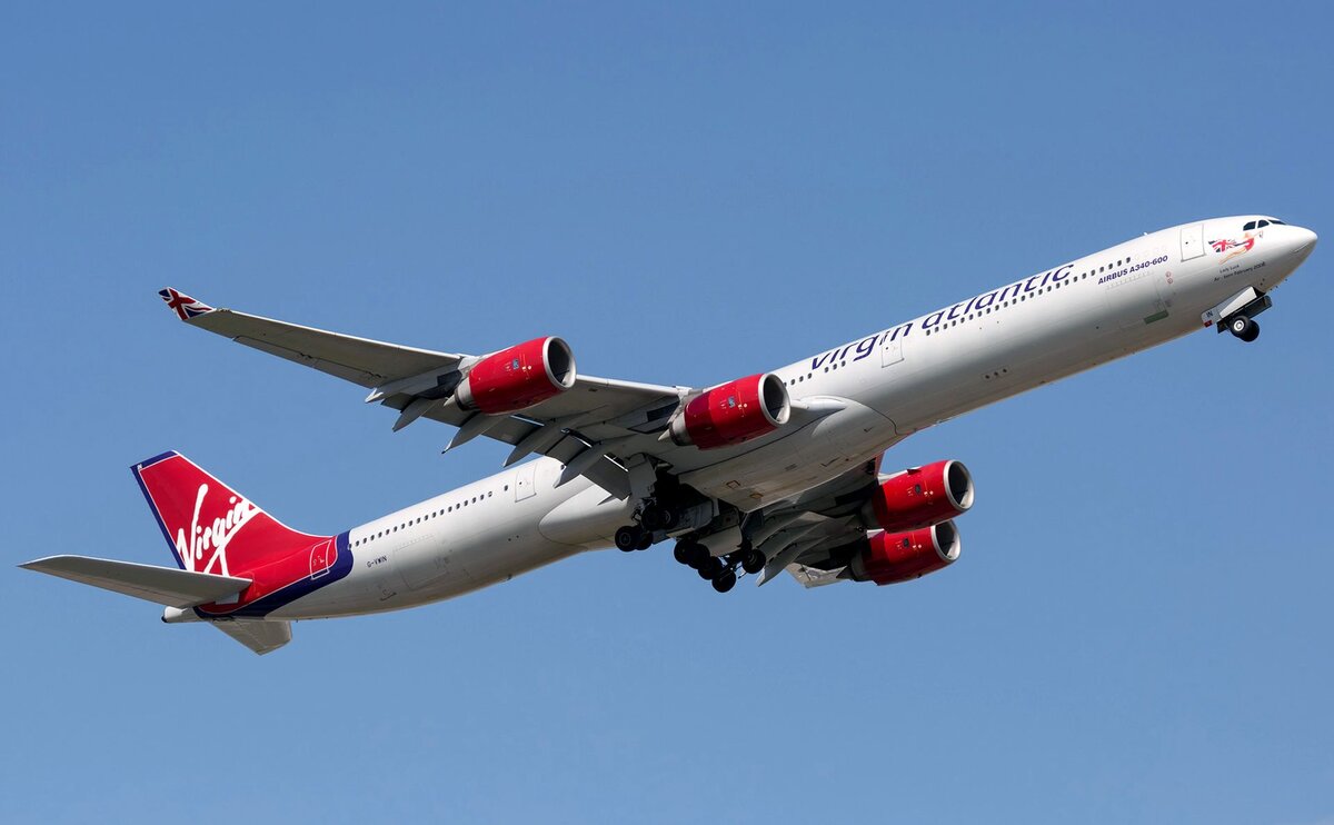 Virgin Atlantic Airways была известна очень большим парком Airbus A340-642 (сейчас их осталось всего пять) — самых длинных пассажирских самолётов в мире, что обыгрывалось в рекламных коммуникациях с сексуальным подтекстом