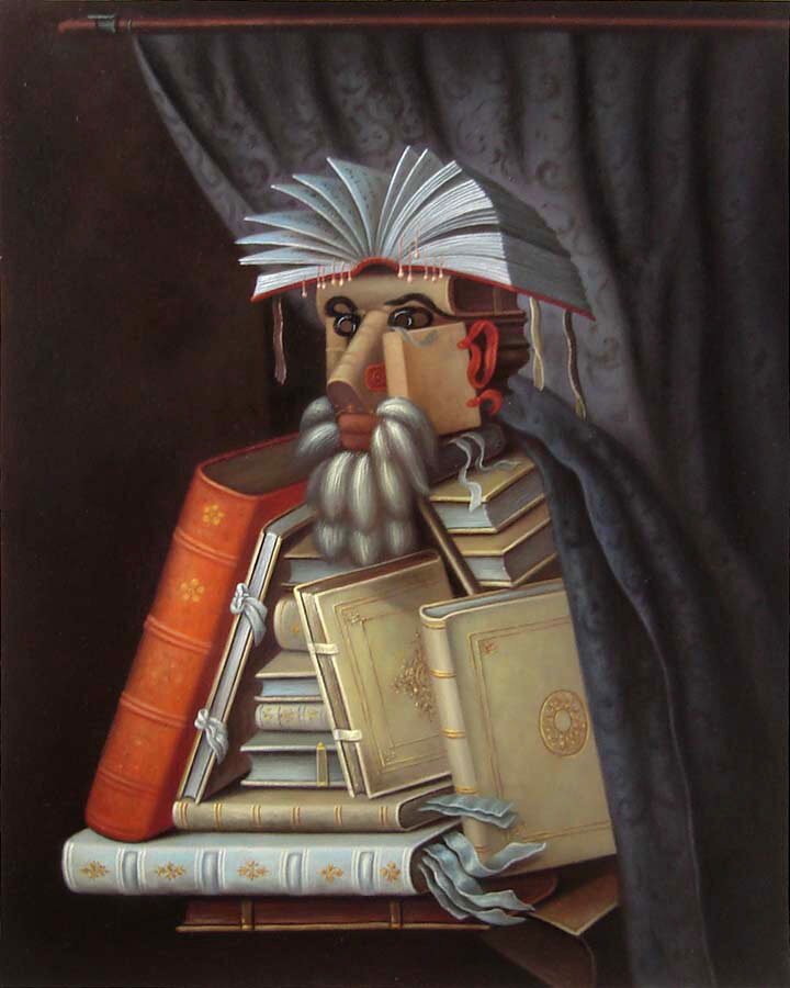 Арчимбольдо джузеппе картина библиотекарь