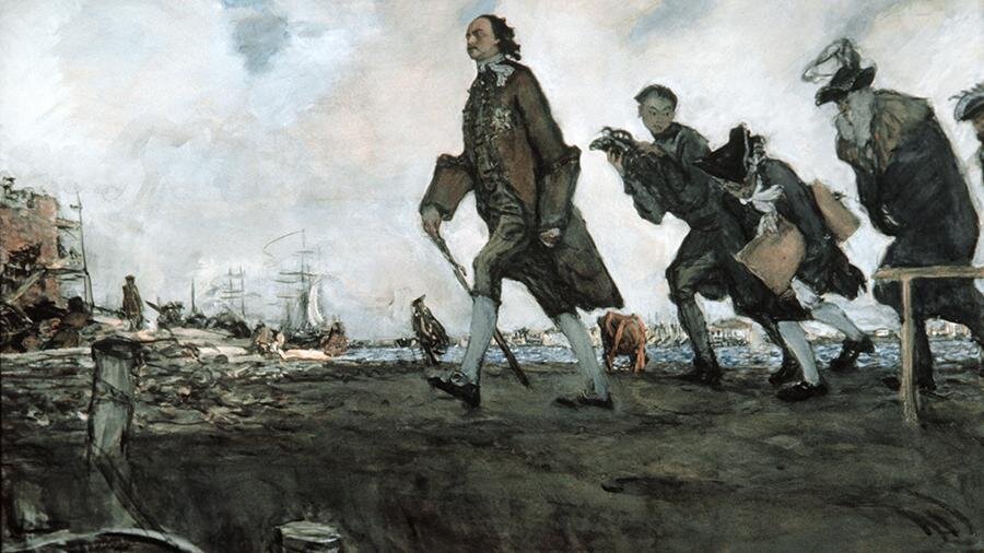 Картина «Петр I», 1907 год. Художник Валентин Александрович Серов. Фото: РИА Новости/Алексей Бушкин