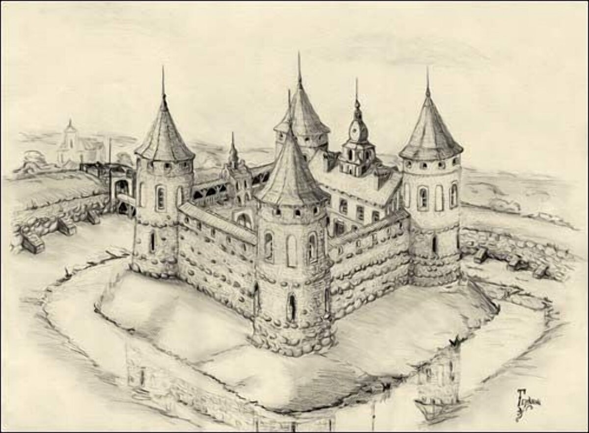 Геранёнский замок реконструкция