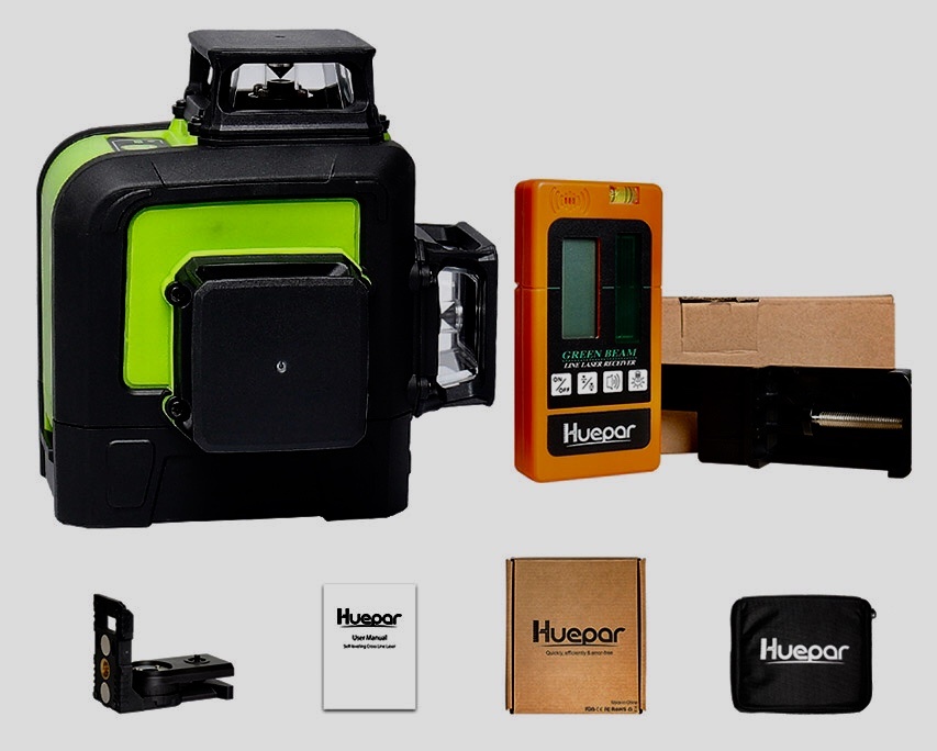 Комплектация профессионального лазерного уровня