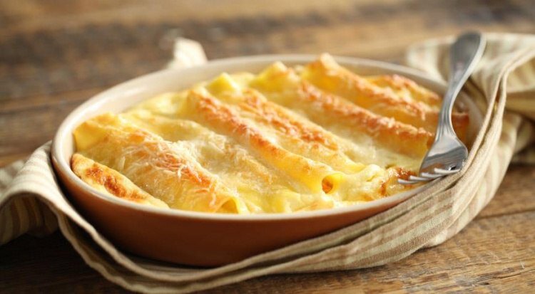 Запеканка из макарон с фаршем