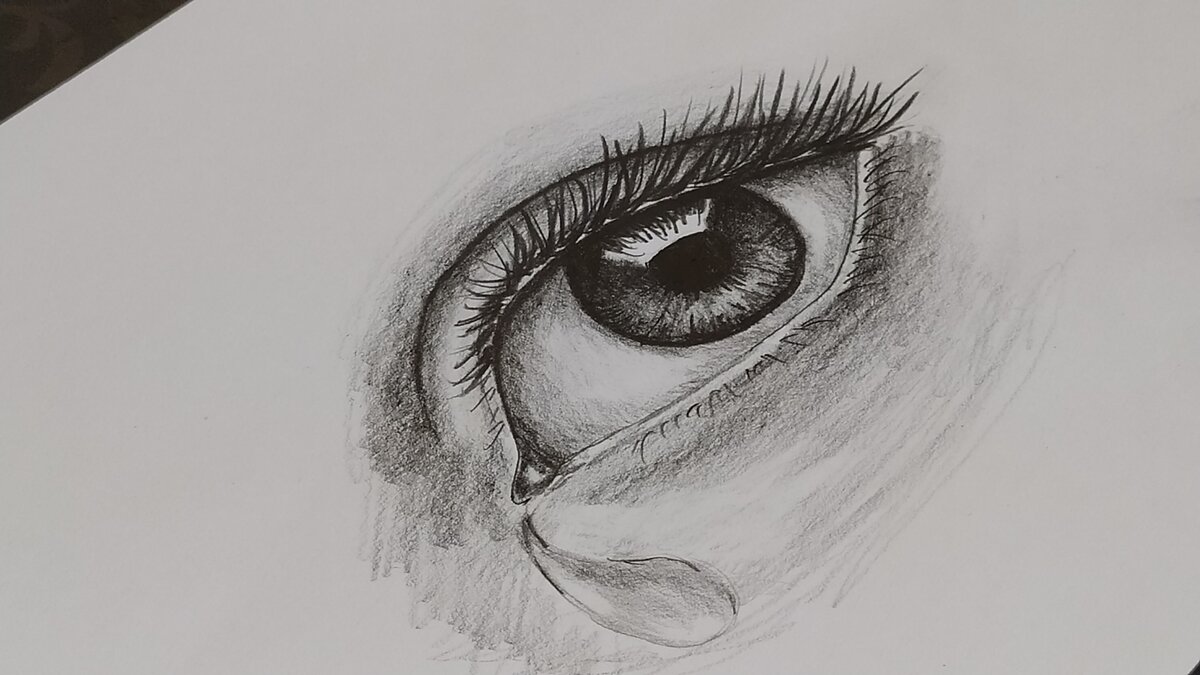 глаз и слеза