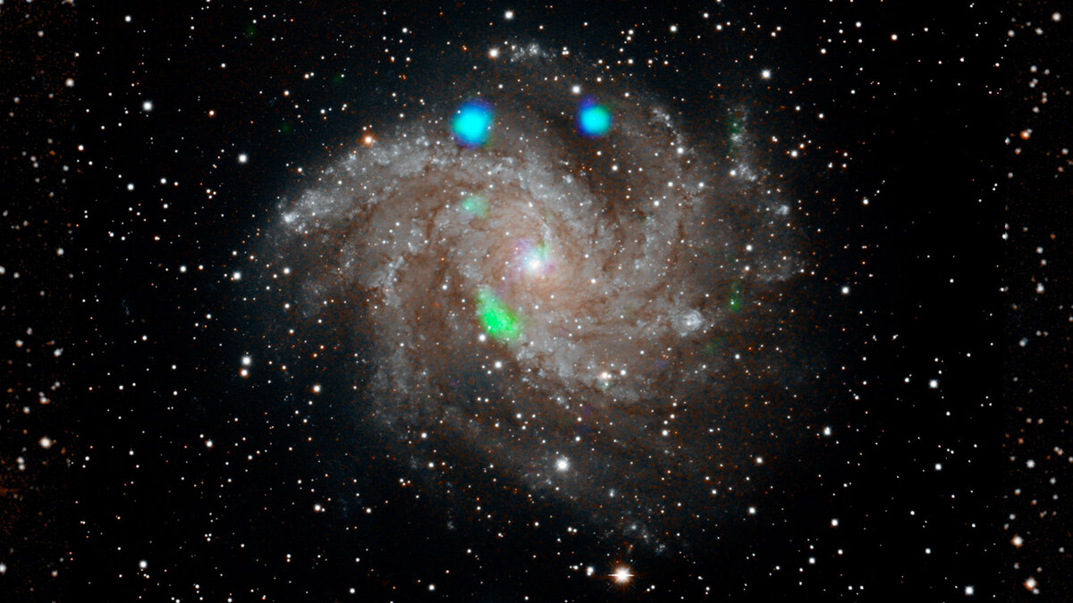 Объект в галактике  NGC 6946 (источник: NASA)
