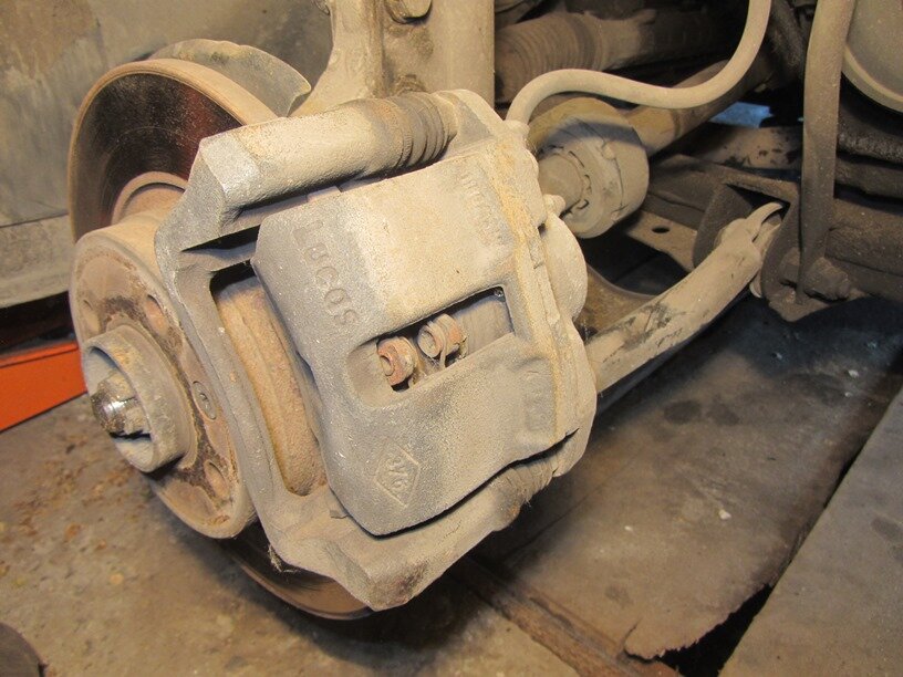 пример тормозного суппорта Renault Logan