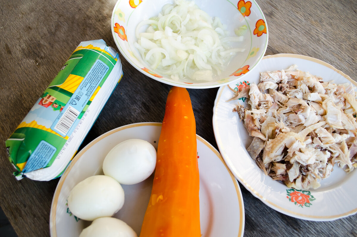 Продукты, которые понадобятся для нашего салата
