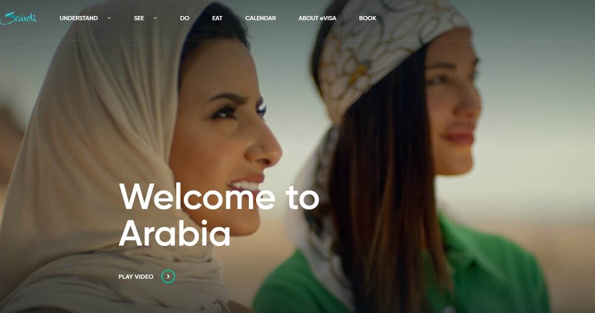 Скрин с сайта visitsaudi.com