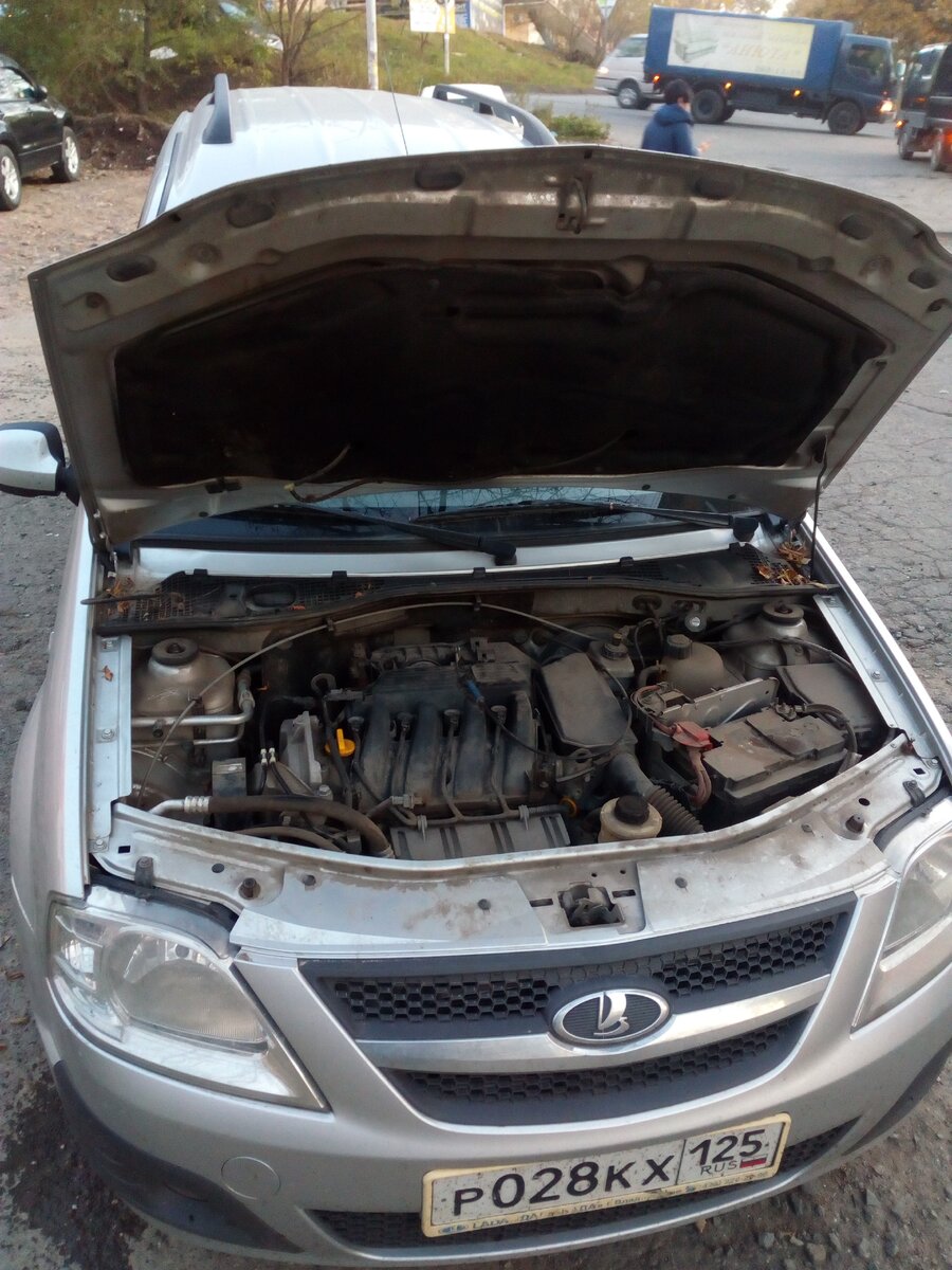 Ларгус, нет воды в форсунки омывателя лобового стекла