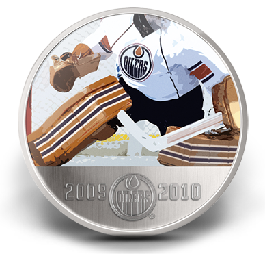 50 центов 2010, Эдмонтон Ойлерз (Фото официальный сайт Королевского монетного двора Канады www.mint.ca)
