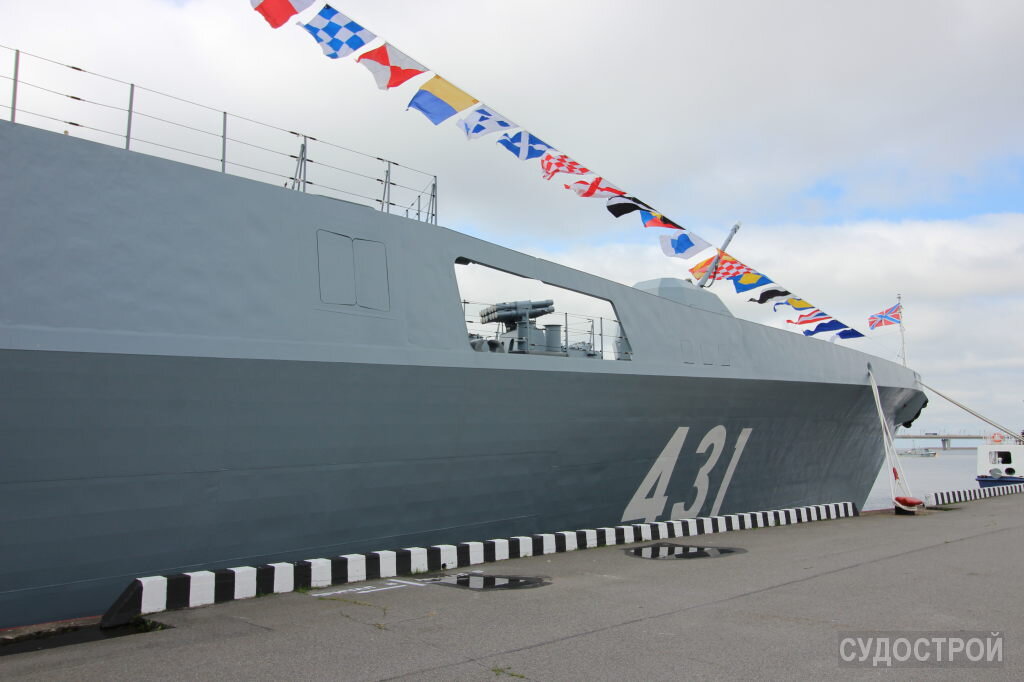 Фрегат "Адмирал флота Касатонов" на МВМС-2019 / Фото: Судострой