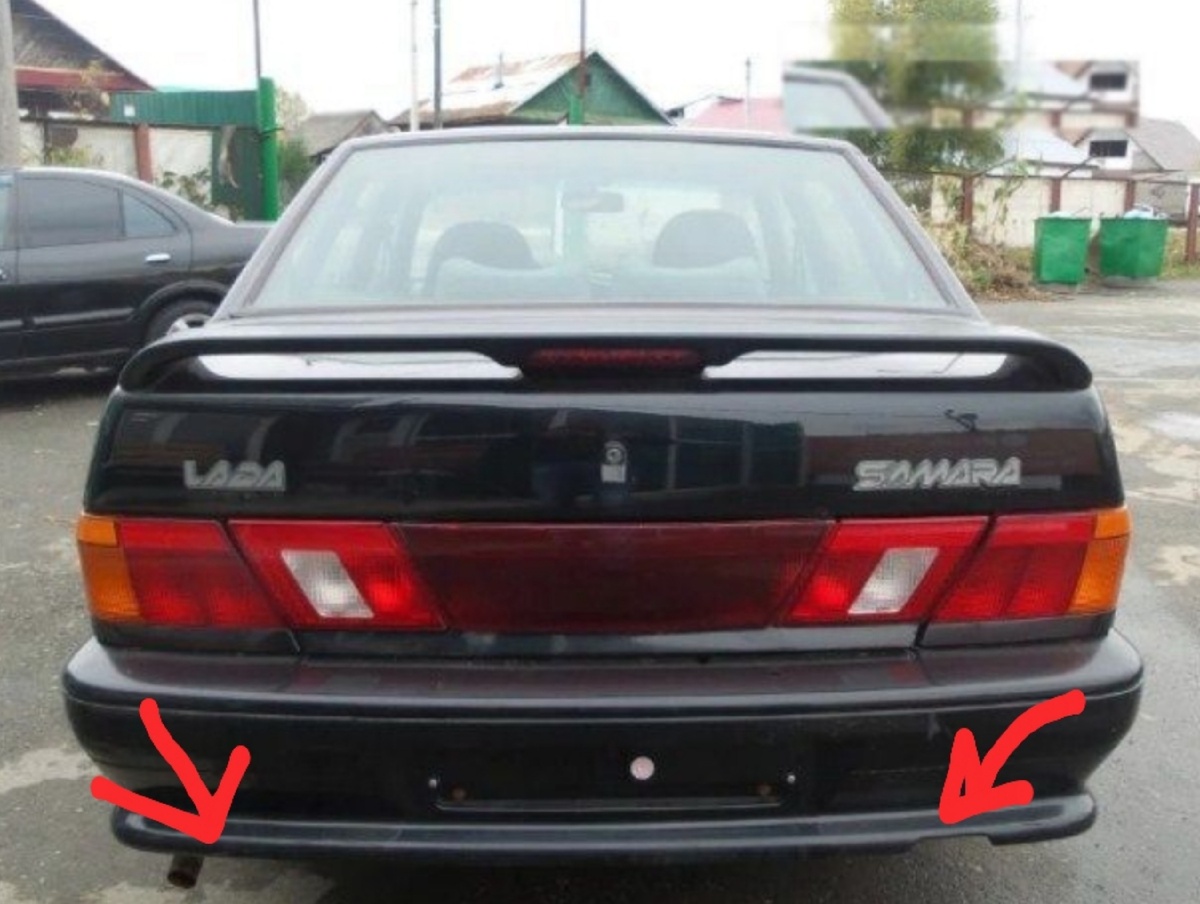 Выхлопная труба стоит не на месте