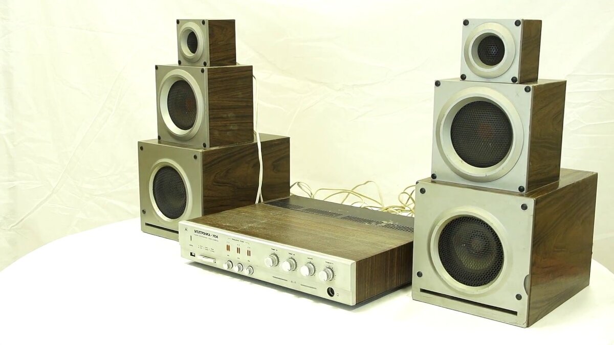 Усилитель Электроника У-104 Стерео с акустикой