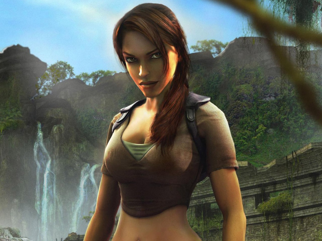 Игра гол девочки. Lara Croft Легенда.