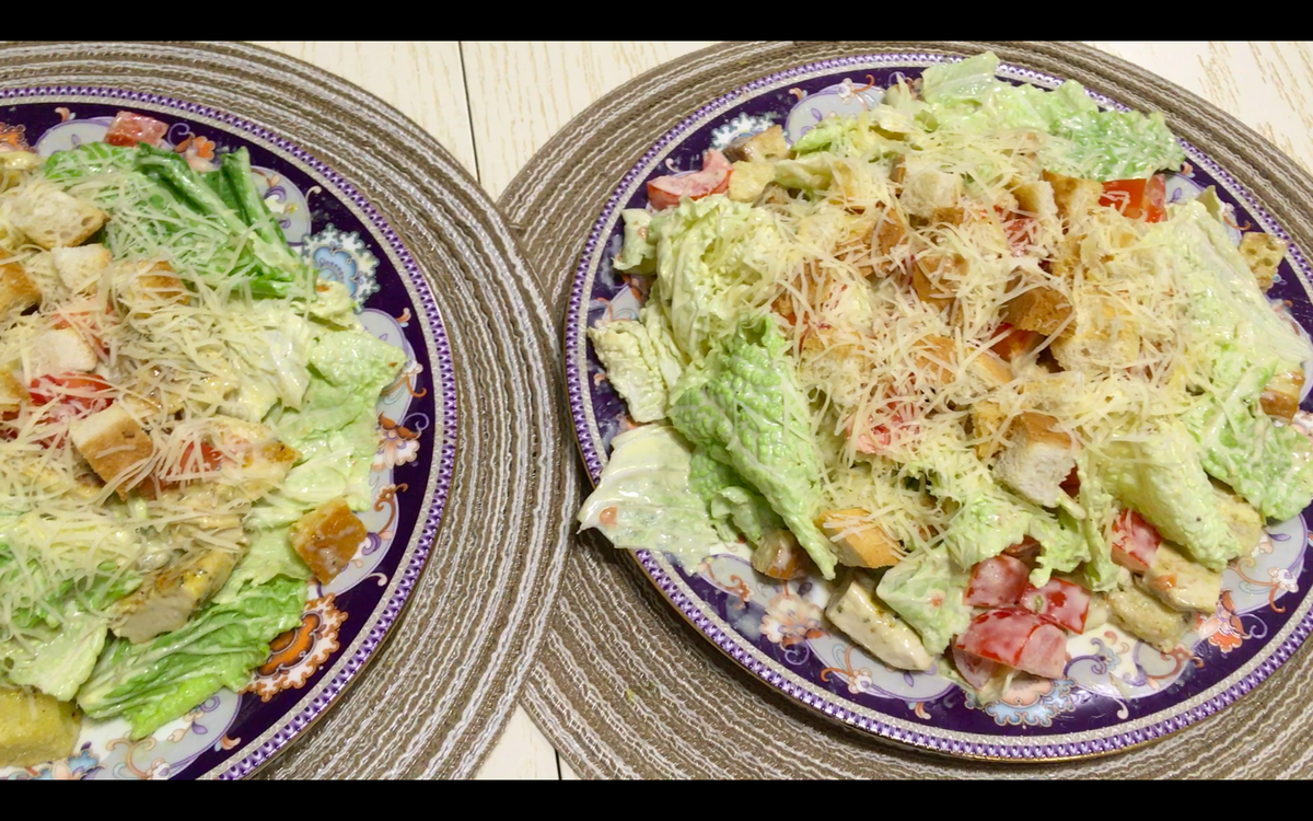 Салат Цезарь Рецепт