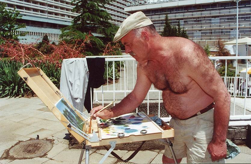 Говорухин рисует