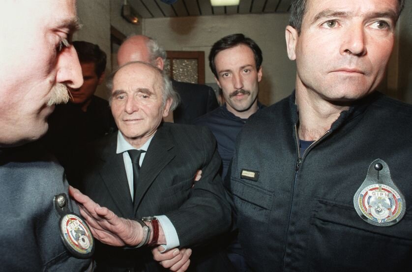 Клаус Барби (Альтман) при аресте (фото из открытых источников)