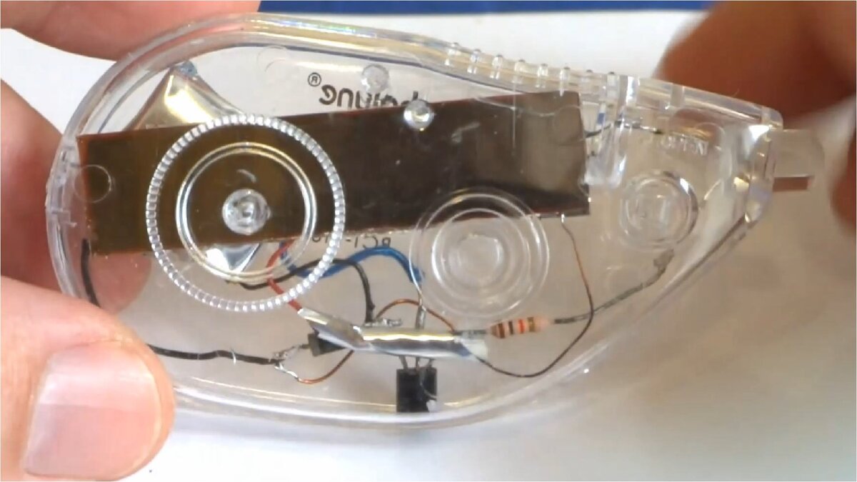 Ленточный корректор стал самозарядным фонариком автоматом