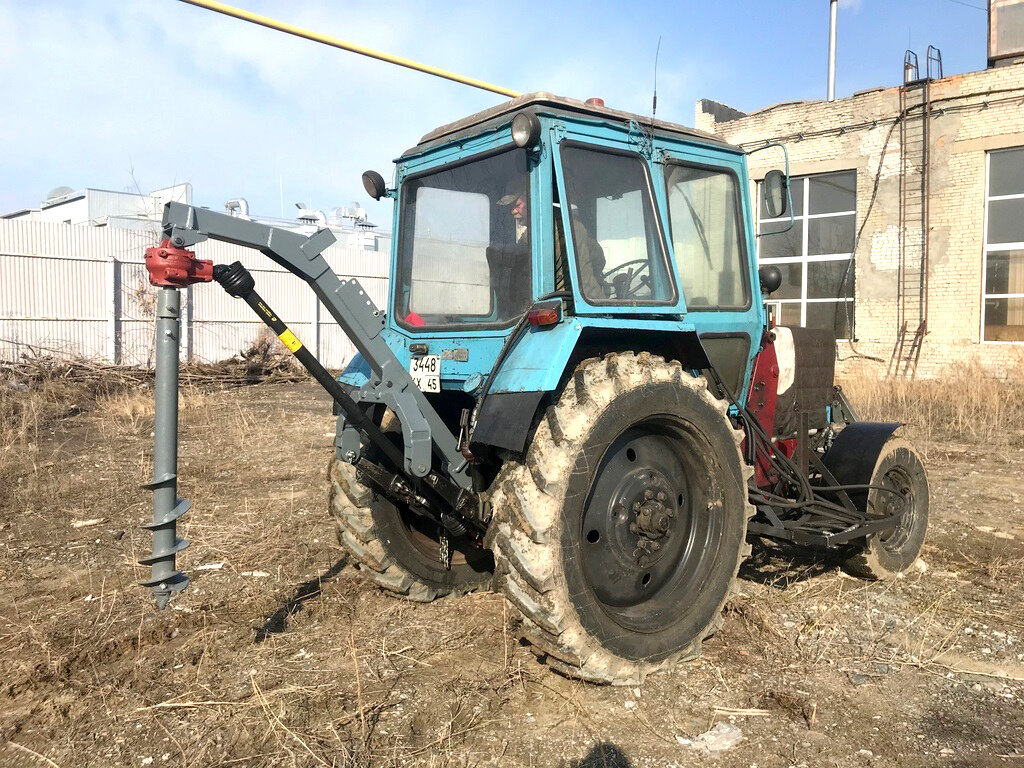 Буровая установка на МТЗ производства "Курган-Сервис"