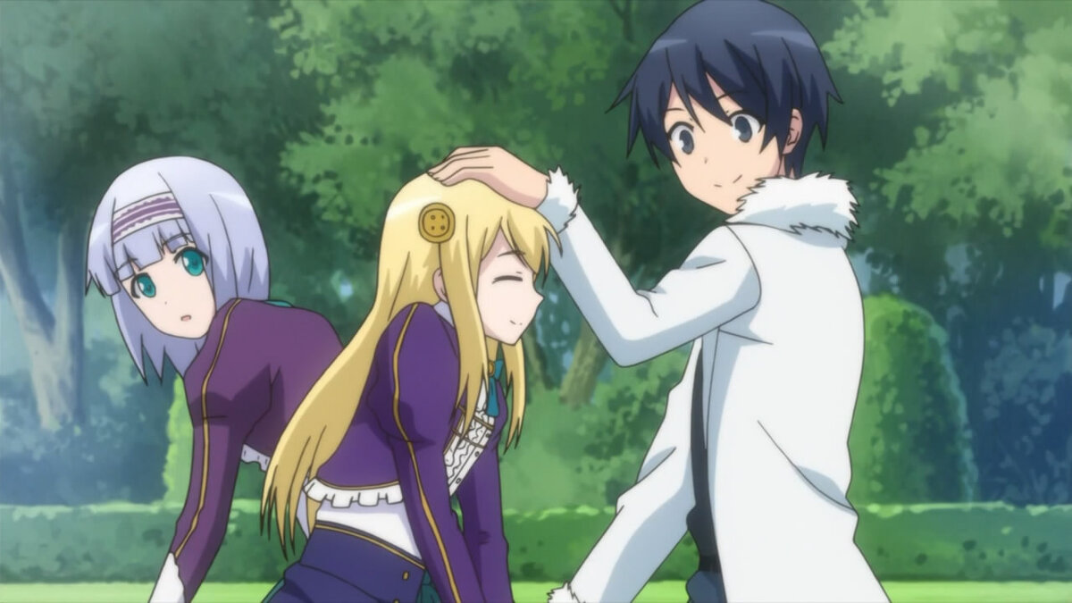 Комедия Приключения Романтика Фэнтези Магия Гарем Исэкай. Год:2017. Сезон:Лето.