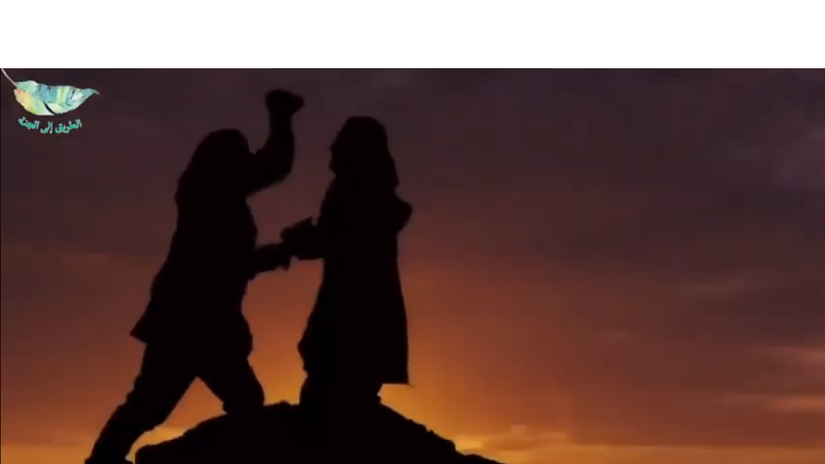 Муса бьет ангела смерти. Источник: https://www.youtube.com/watch?v=EC5AvvDnHKA