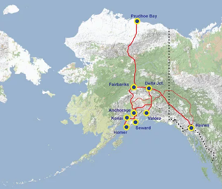 Фото из открытых источников: железная дорога на Аляске