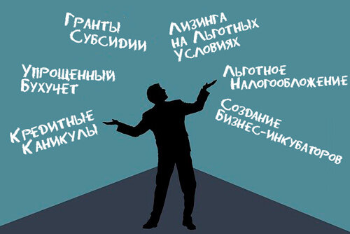 Для малых предпринимателей действуют определенные привилегии при проведении закупок для государственных и муниципальных нужд. То есть предоставляется рынок сбыта.