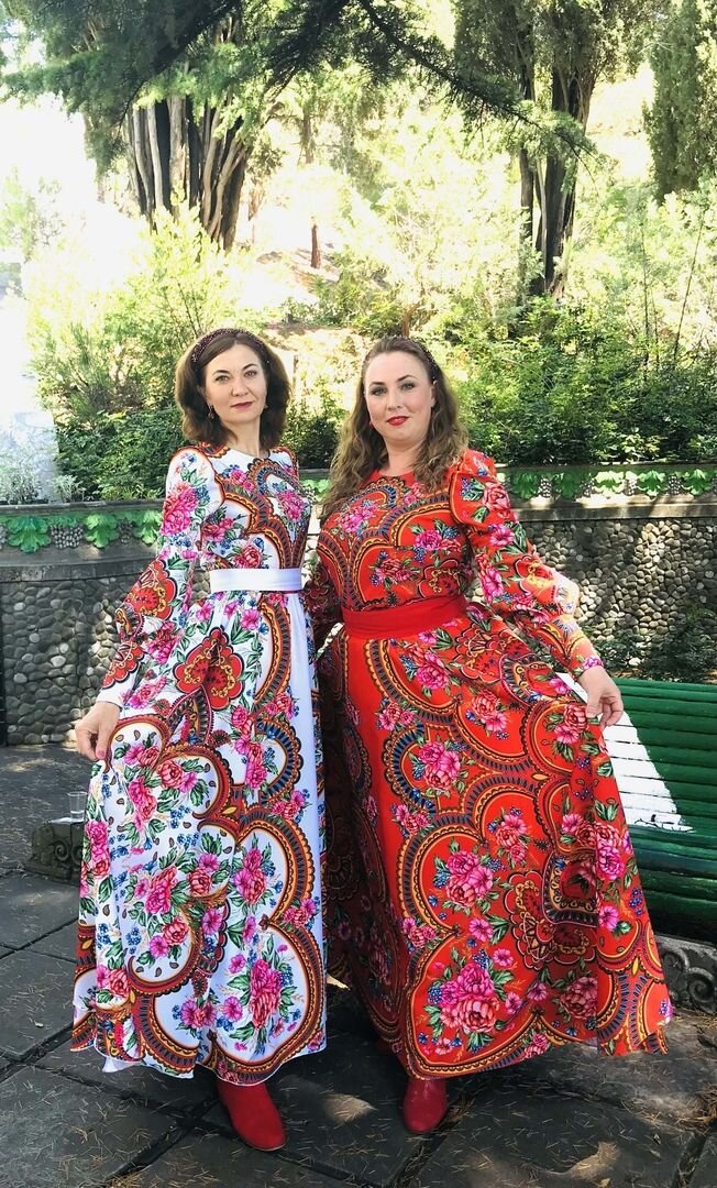 Дуэт "Маков цвет" город Краснодар. справа Анна Миличкина, слева Людмила Семенова.