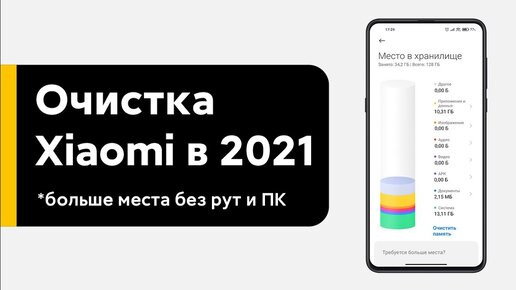 🔥 БОЛЬШЕ Места в Твоем Xiaomi - ПОЛНАЯ ОЧИСТКА МЕСТА В MIUI 12/MIUI 12.5 БЕЗ ПК!