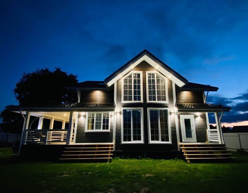 Двухэтажный каркасный дом по проекту "Леон"