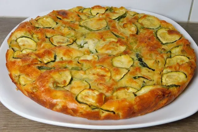 Пирог с кабачками 