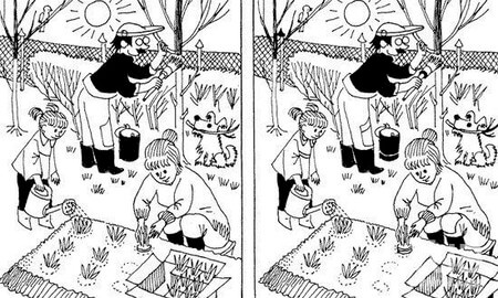 найдите 15 отличий