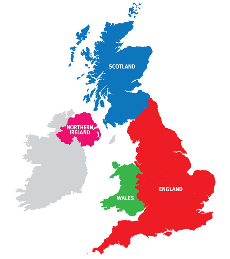 The United Kingdom of great Britain карта. Карта the uk of great Britain and Northern Ireland. Великобритания 4 королевства карта. Uk great Britain разница.