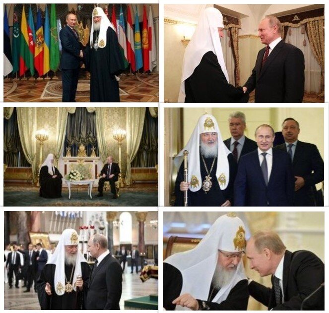 В тесной дружбе с властями. Фото из открытых источников. Коллаж мой.