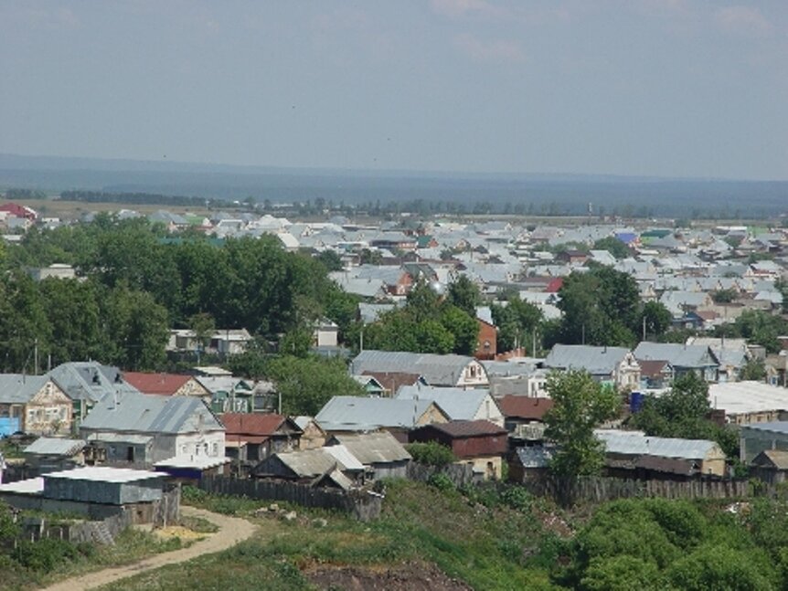 Карта средняя елюзань с улицами