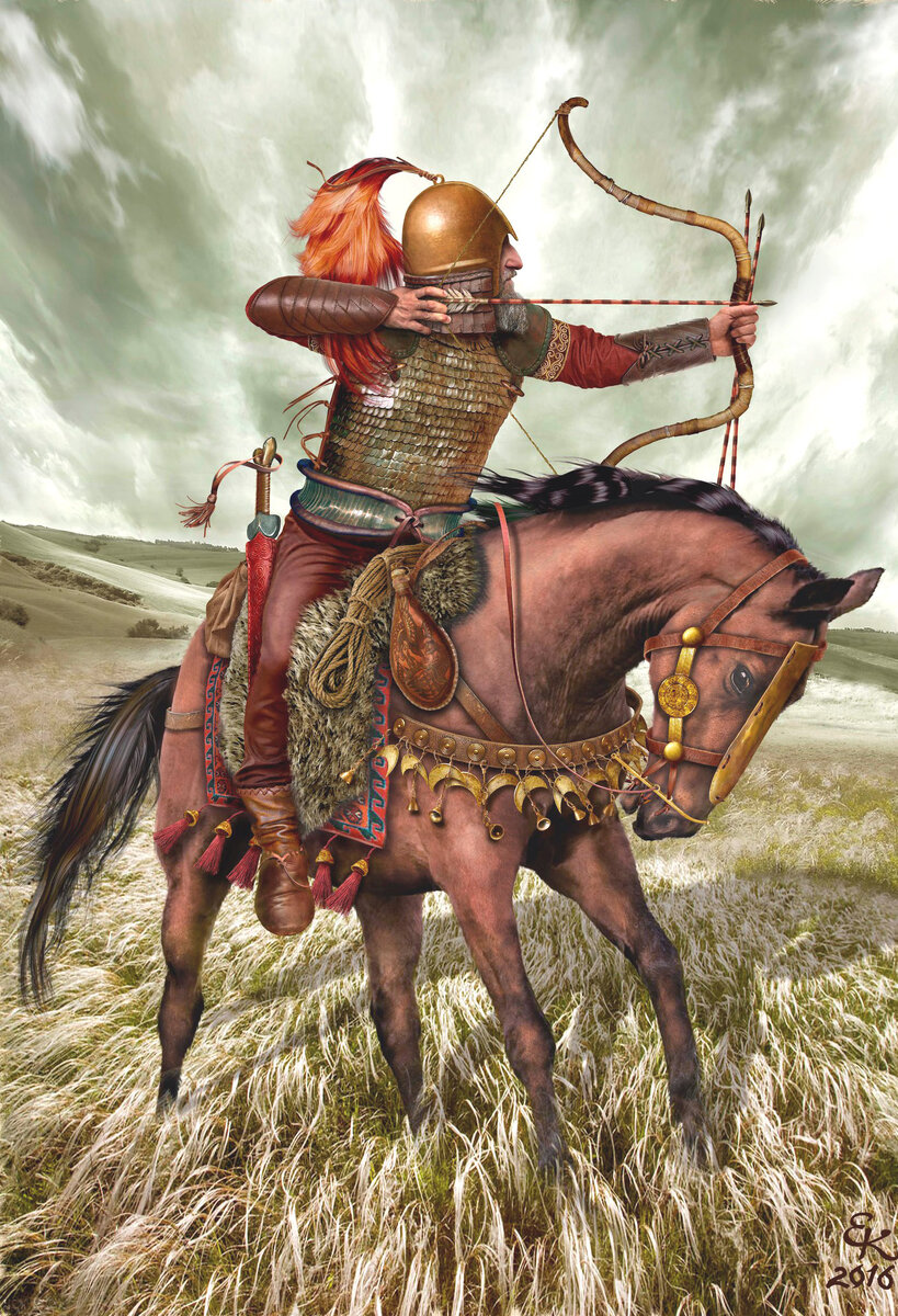 Скифский воин.