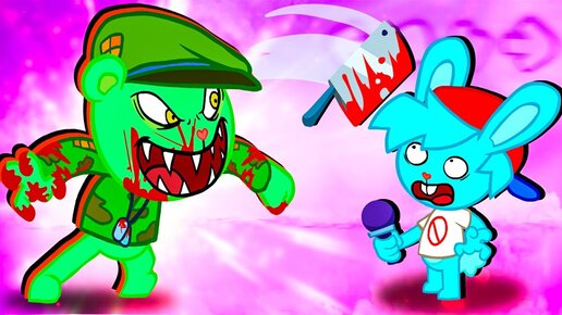 Новый БОСС ФЛИППИ против БОЙФРЕНДА во Friday Night Funkin Vs Flippy (Happy Tree Friends)