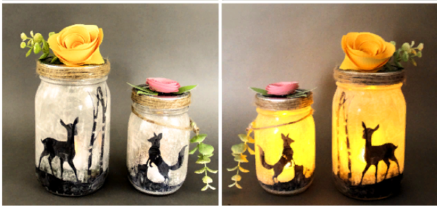 Декоративный фонарь_светильник своими руками