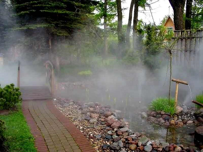 Туманообразование на даче