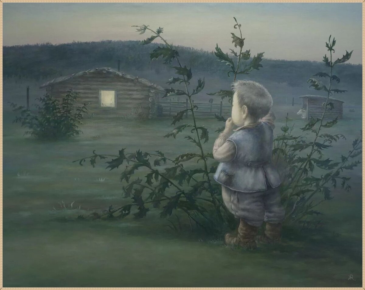 © Жамсо Раднаев. Из детства. 2009 г.