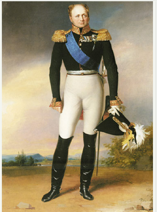 Император Александр I, 1777—1825, любимый внук Екатерины II, ученик Лагарпа, вступил на престол всероссийский 12 марта 1801 г., двадцати четырех лет,