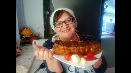 запечь мясной рулет в духовке