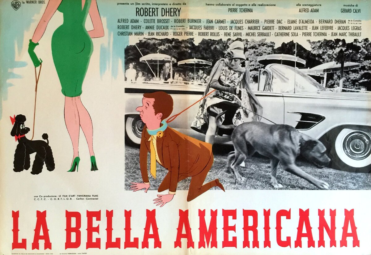 Афиша фильма "Прекрасная американка" (1961)