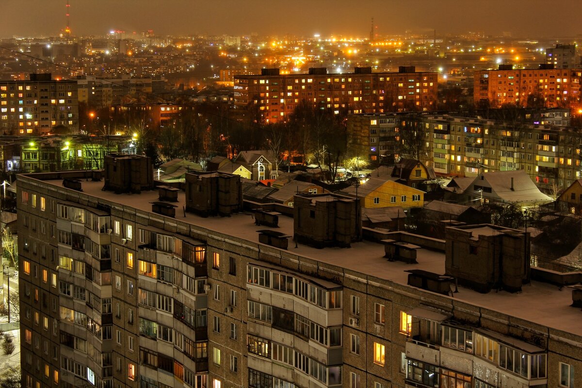 Спальные районы, куда люди приходят отдохнуть. С просторов интернета. 