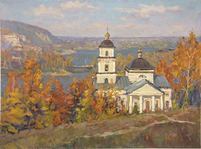 "Багрянец осени" , художник Владимир Нестерков